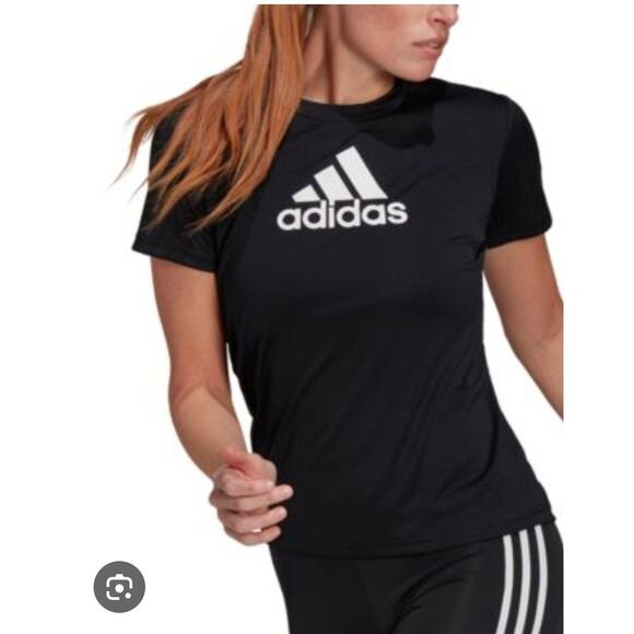 Adidas Design to Move ClimaLite Training T-Shirt Women's Size S Black Polyester - Picture 1 of 13